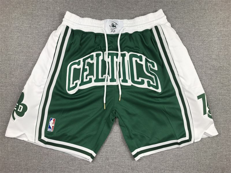 2025 Men NBA Boston Celtics Shorts Green style 6->boston celtics->NBA Jersey